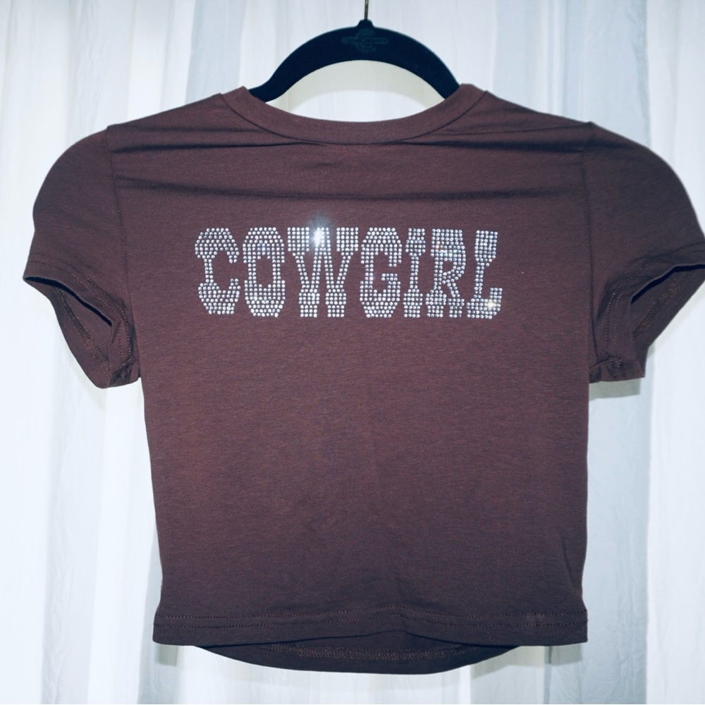 Brown Cowgirl  T-Shirt